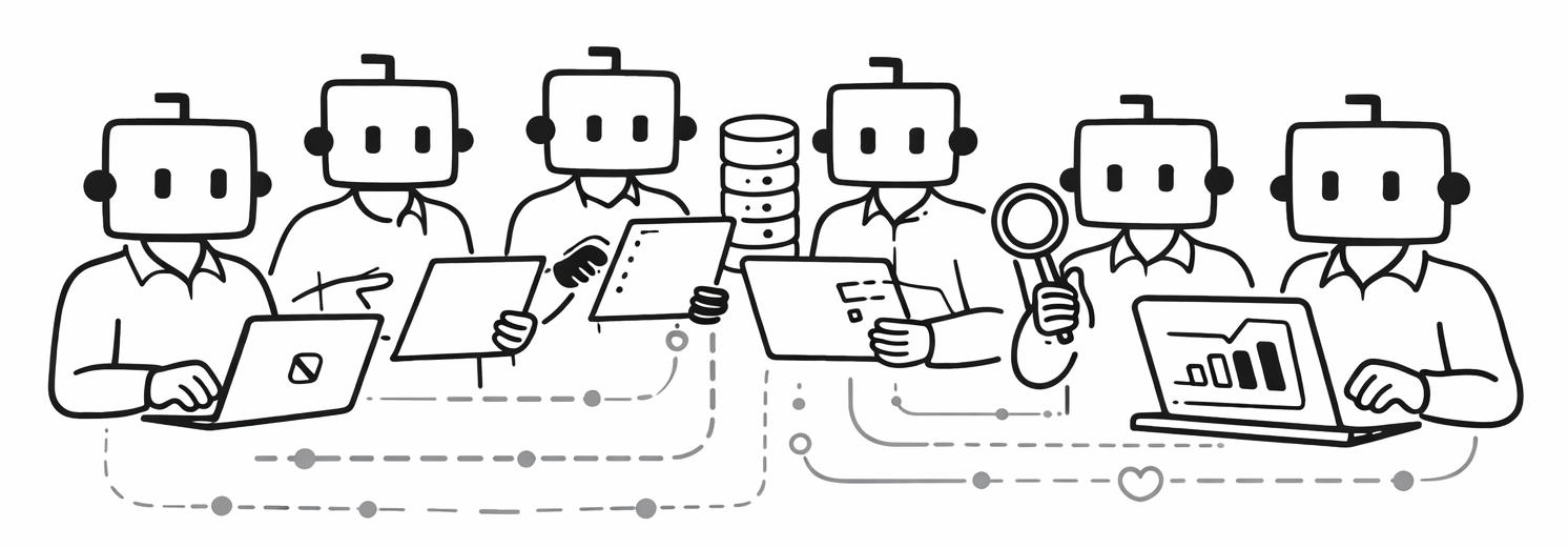 Equipo de agentes IA para creación de contenido